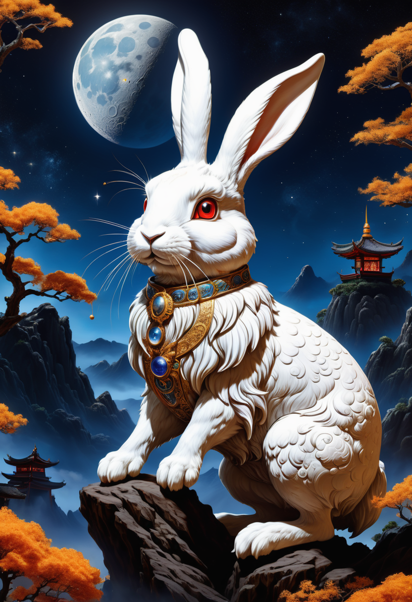 00080-[number]-4044468501-hyper detailed masterpiece, dynamic, awesome quality, moon rabbit, Mythical lunar creature,  pounding an elixir of life, immorta.png